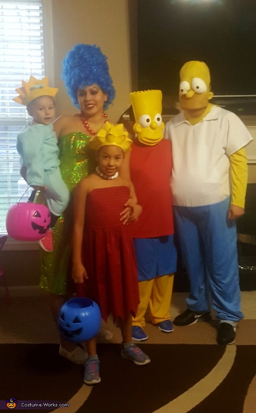 Original The Simpsons Family Costume | Unique DIY Costumes