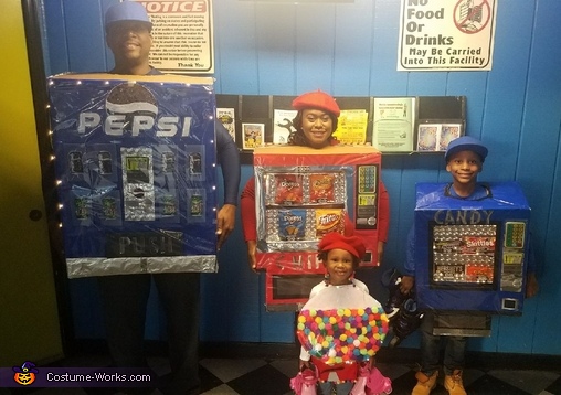 The Snack Machine Family Costume