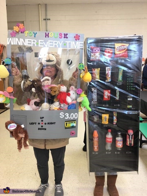 The Vending Machine and the Claw Machine Costume