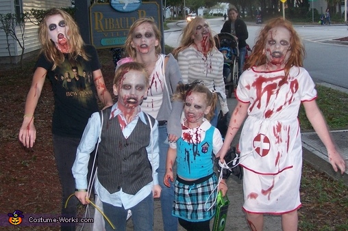 The Walking Dead Family Costumes