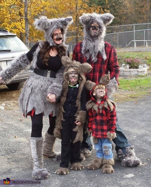 The Werewolf Family Costume | Coolest DIY Costumes