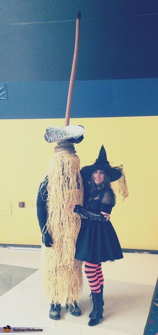 The Witch and her Broom Costume