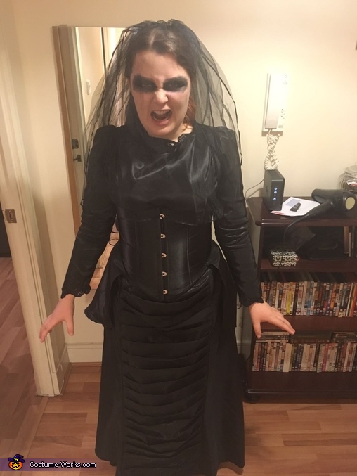 The Woman in Black Costume