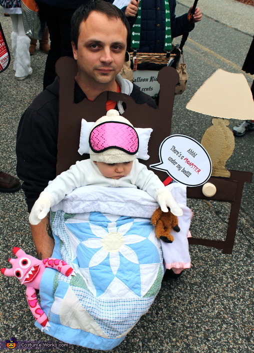 There's a Monster Under my Bed - Baby Halloween Costume | Creative DIY ...