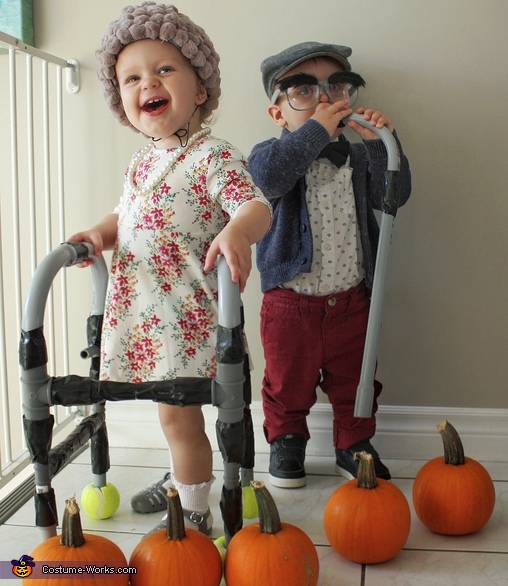 They Grow Up So Quickly! - Little Old People Costume | Easy DIY ...