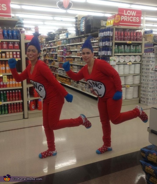 Thing 1 and Thing 2 Costume