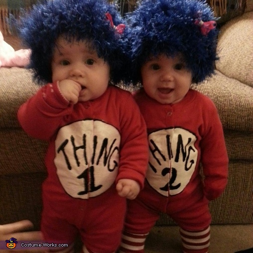 Thing 1 and Thing 2 Twins Costume