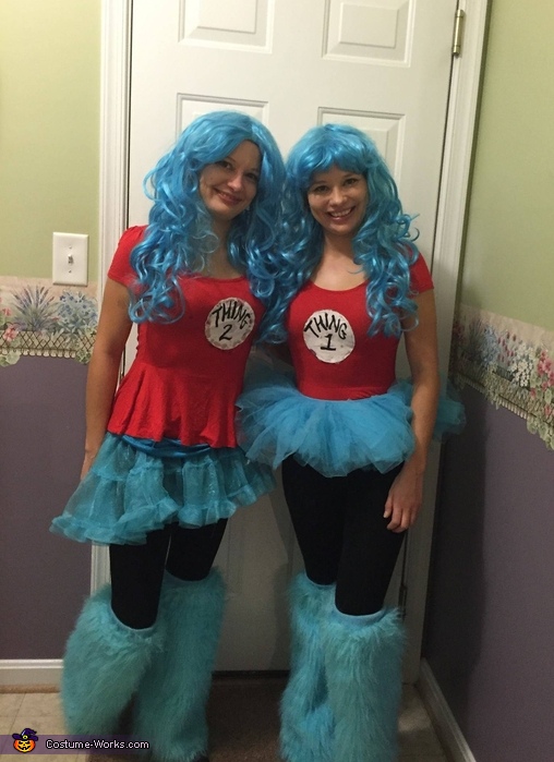 Thing 1 and Thing 2 Twins Couple Costume | Creative DIY Costumes