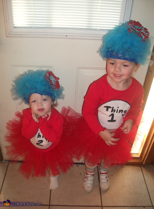 Thing 1 & Thing 2 Child's Costumes | Last Minute Costume Ideas