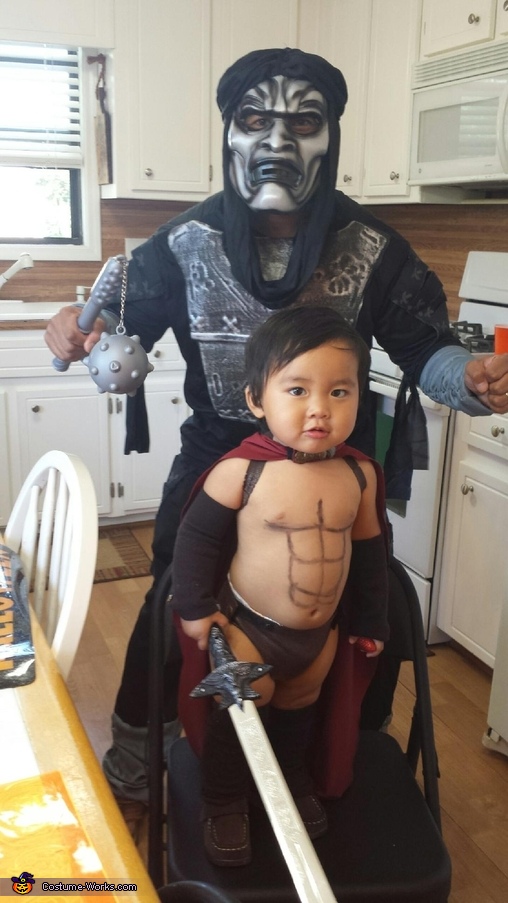 Spartan Warrior DIY Halloween Costume - Frog Prince Paperie