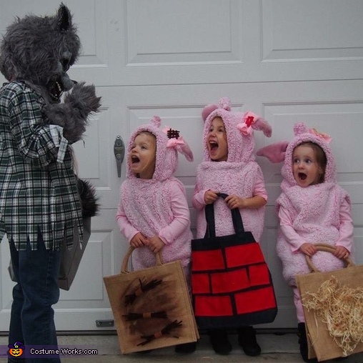 three little pigs wolf mask