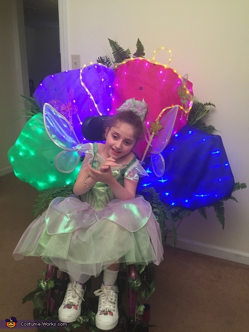 Tinkerbell in a Flower Costume