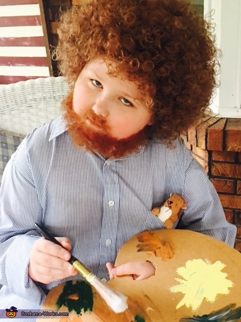 Tiny Bob Ross Costume