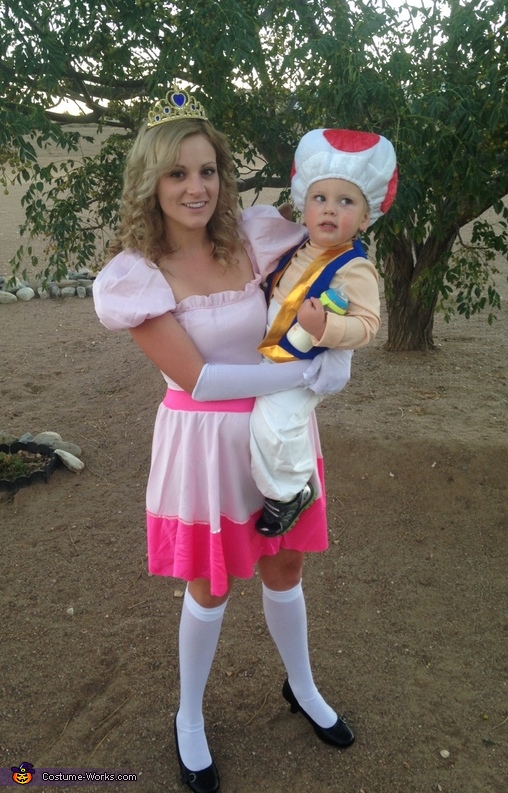 Toad and Princess Peach Costume