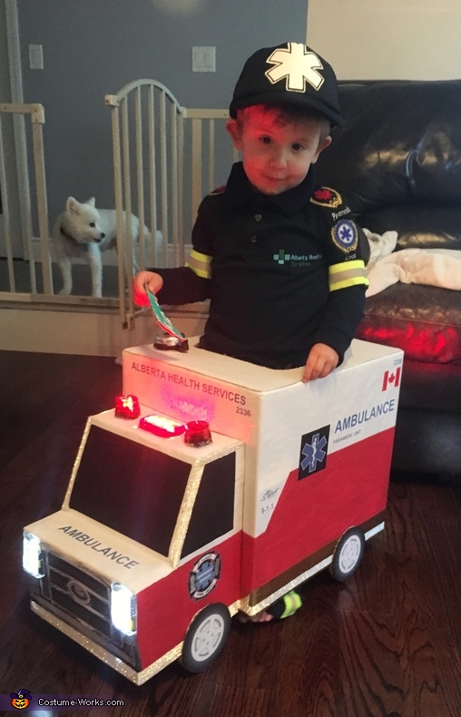 Toddler Paramedic and Ambulance Costume
