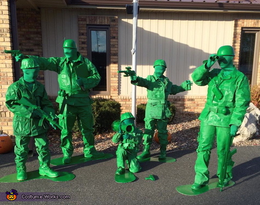 Plastic Toy Soldier Costume  Soldier costume, Toy soldier costume