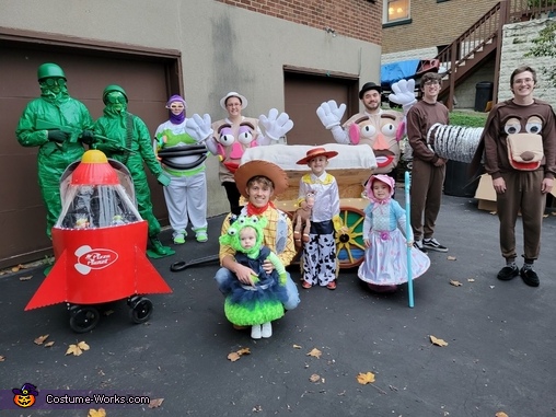 Toy Story Themed Family Costume