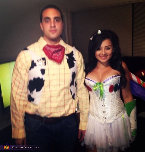 Woody and store buzz couple costume