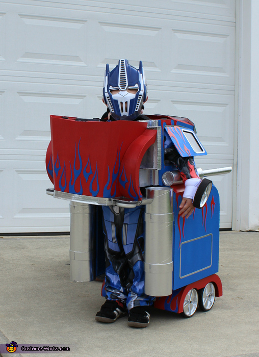 Transformers Converting Optimus Prime Costume for Boys