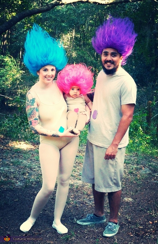 Troll Dolls Family Costume