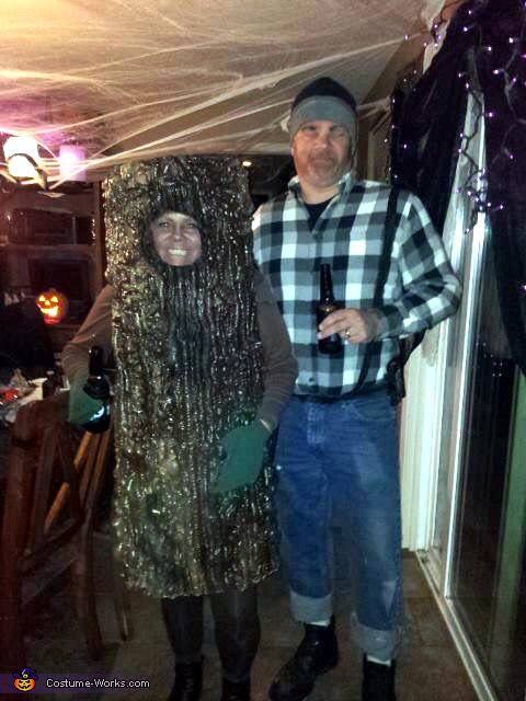 DIY Halloween Couples Costume  Lumberjack & a Tree - Fish & Bull