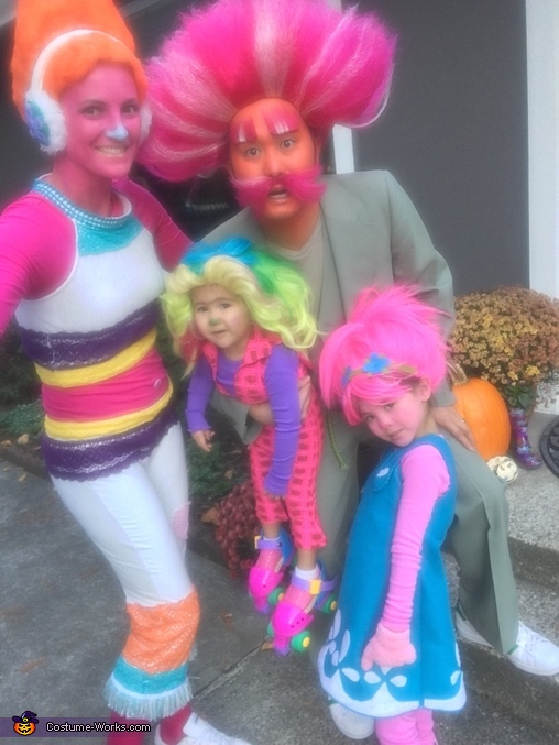 Trolls and Bergen Family Halloween Costume