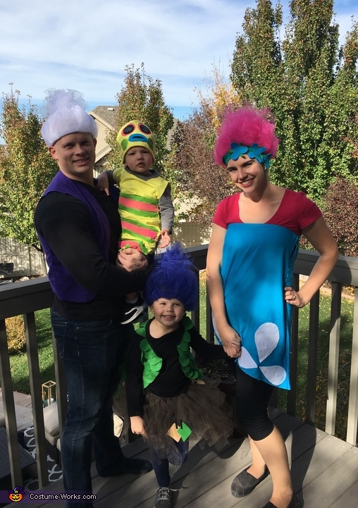 Trolls Family Costume | DIY Costumes Under $25