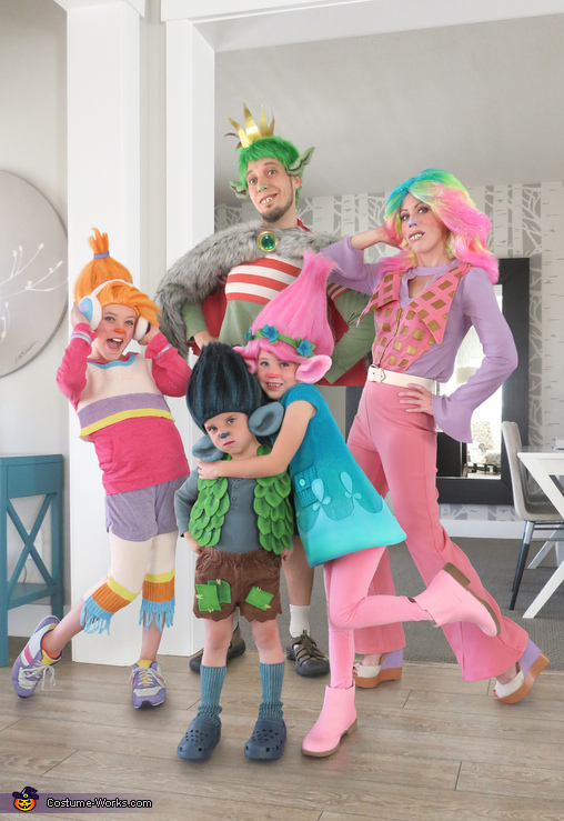 Trolls Family Costume