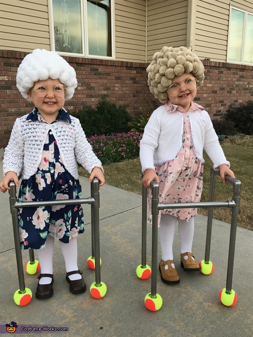 Twin Old Ladies Costume