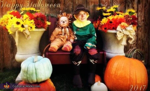 Two Boys in Oz Costume