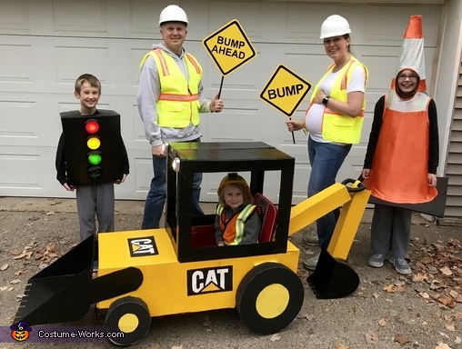 Under Construction Family Halloween Costume | How-To Instructions