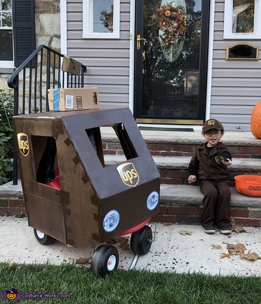 UPS Delivery Truck Costume