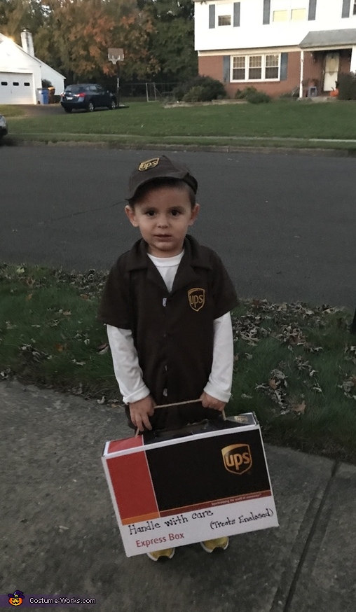 UPS Man Child Costume | Coolest DIY Costumes