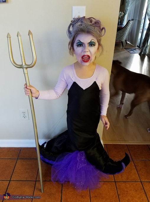 Girl's Ursula Costume DIY