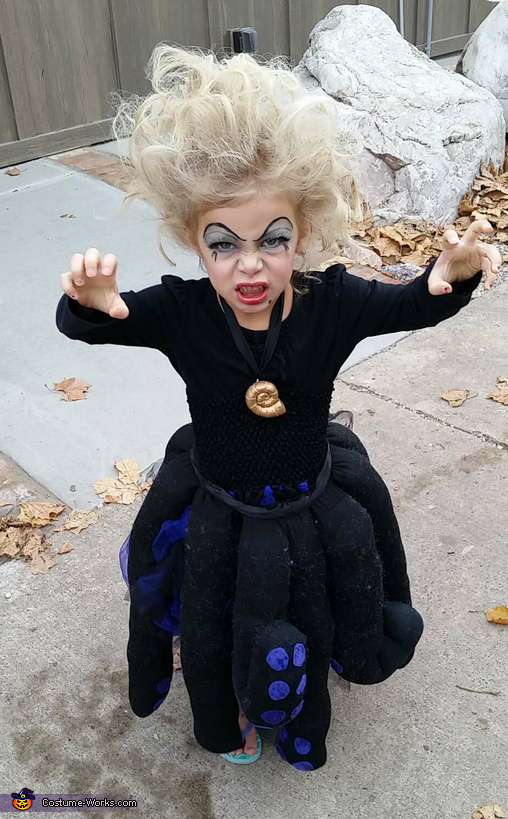 Ursula Girl's Halloween Costume | Original DIY Costumes