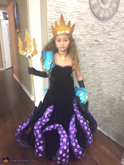 Ursula the Sea Witch Girl's Halloween Costume