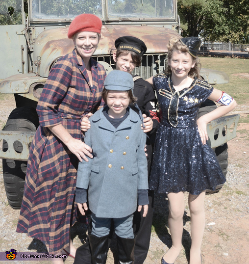 USO WWII Family Costume