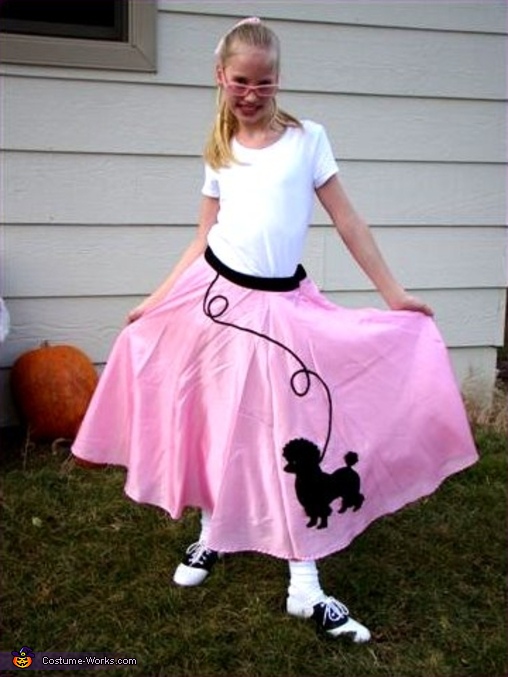 50's Girl Poodle Skirt Costume