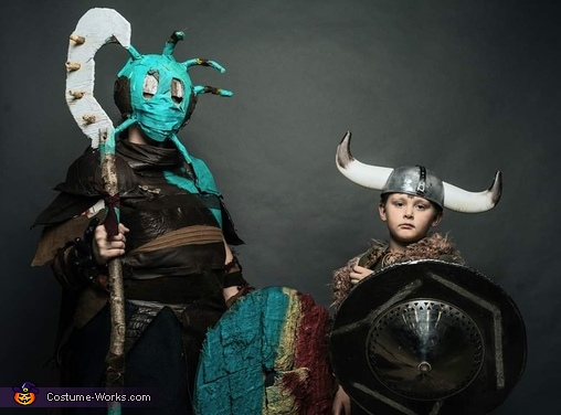 Valka and Hiccup Costume