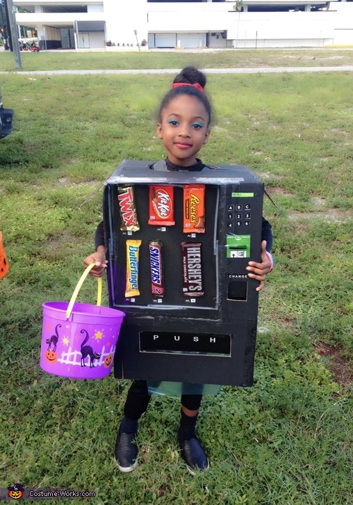 candy vending machine costume