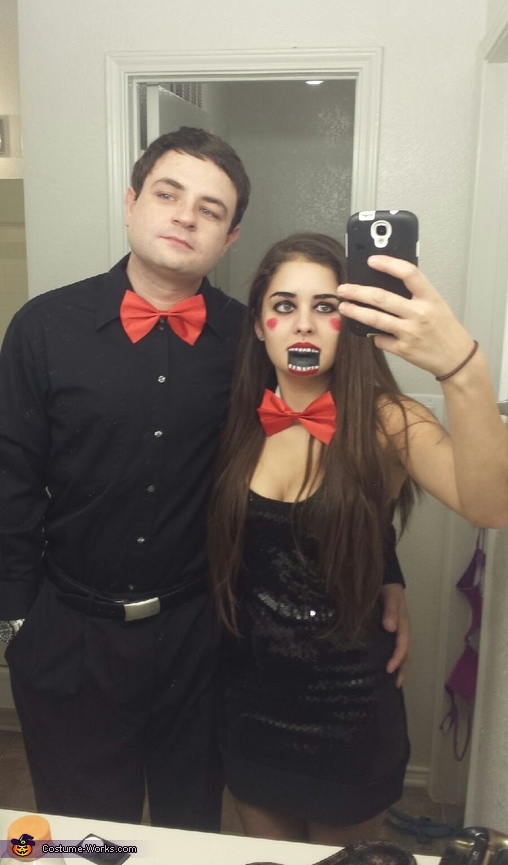 ventriloquist dummy couples costume