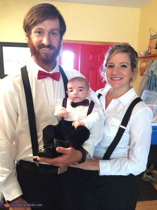 Ventriloquists and Dummy Family Costume