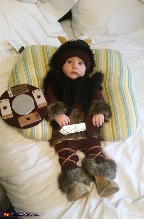 baby girl viking costume