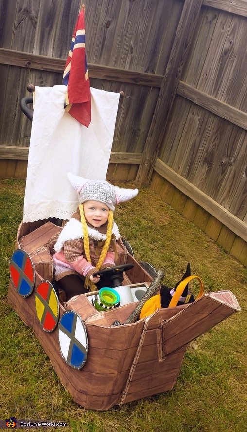 Viking Princess Baby Costume | No-Sew DIY Costumes