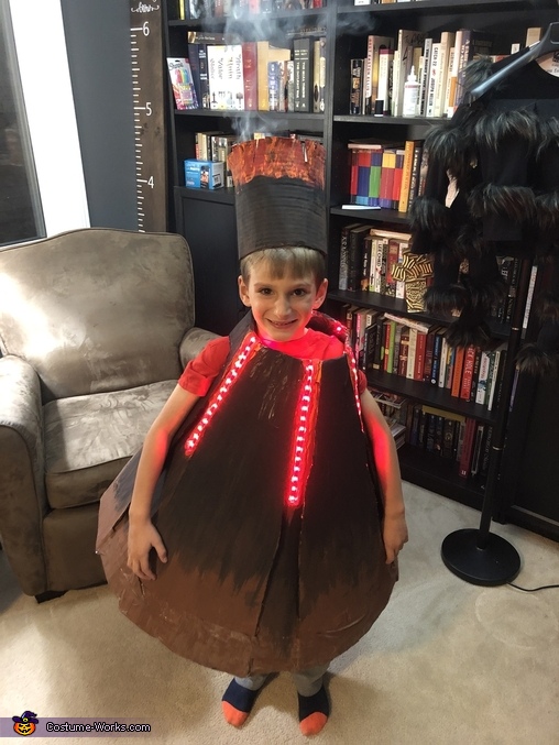 Homemade Volcano Costume Last Minute Costume Ideas