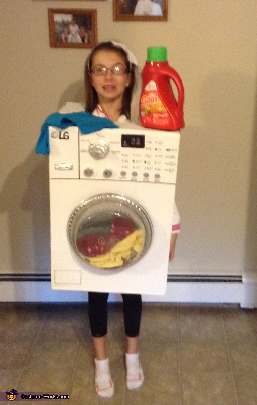 Homemade Washing Machine Costume