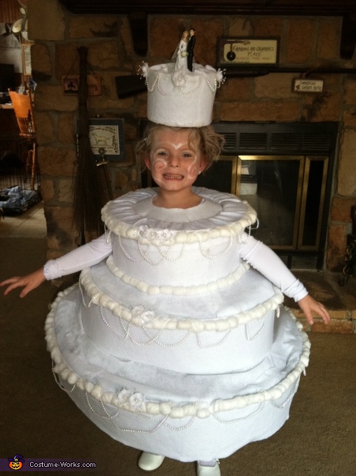 Homemade Wedding Cake Costume for Girls | DIY Costumes Under $25