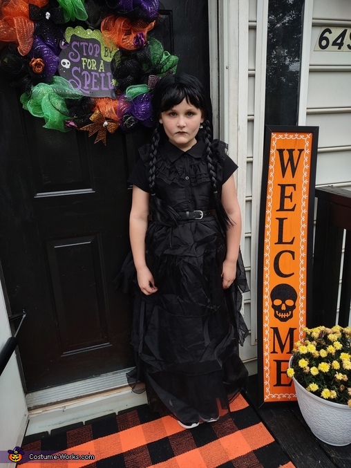 Kids' Wednesday Addams Costume - The Addams Family