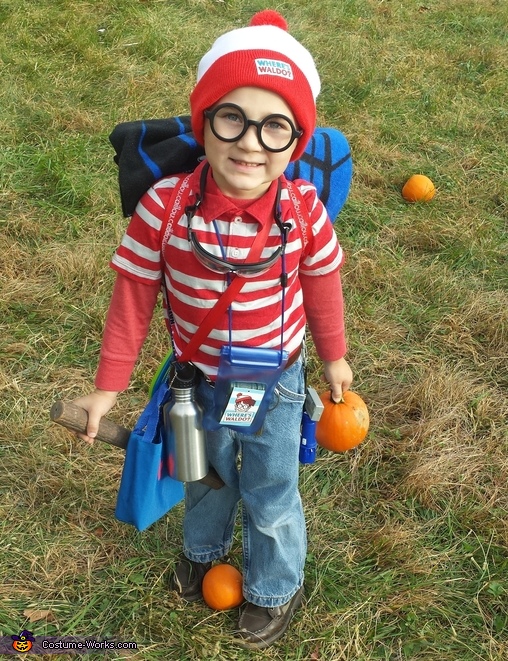 Where's Waldo? Boy's Halloween Costume