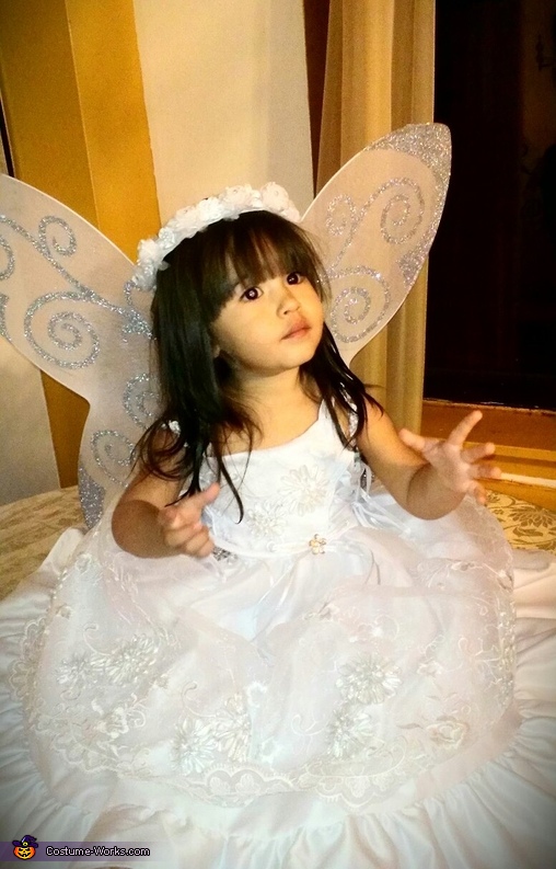 Angel dress for 1 year hot sale old baby